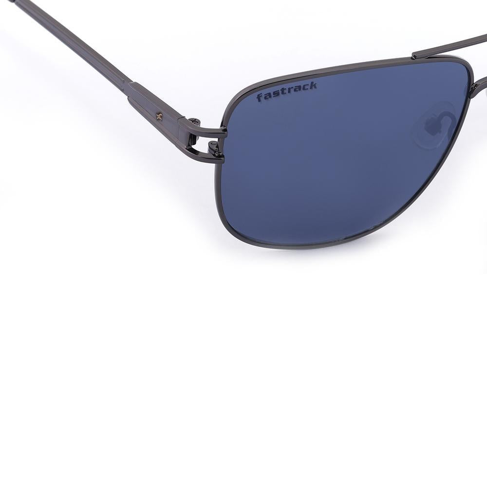 Gun metal Square Men Sunglasses (M197SL5|58)