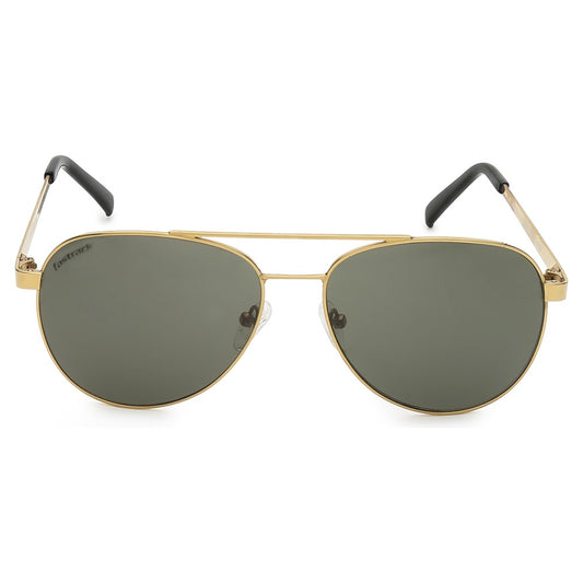 Green Aviator Unisex Sunglasses(M242GR4T)