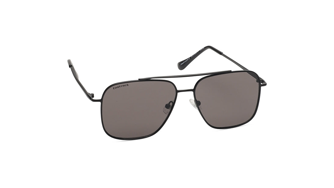 Black Navigator Rimmed Sunglasses from Fastrack