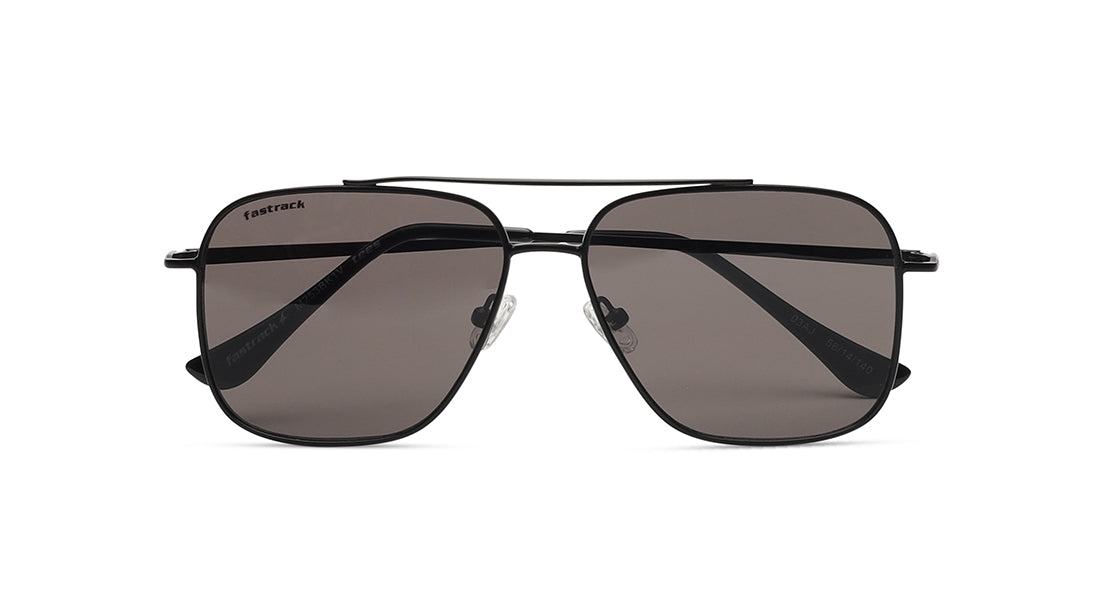 Black Navigator Rimmed Sunglasses from Fastrack