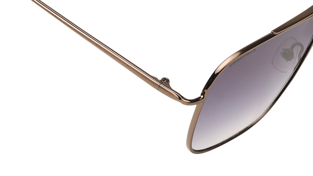 Smoke Gradient Navigator Rimmed Sunglasses (M253BK6V)