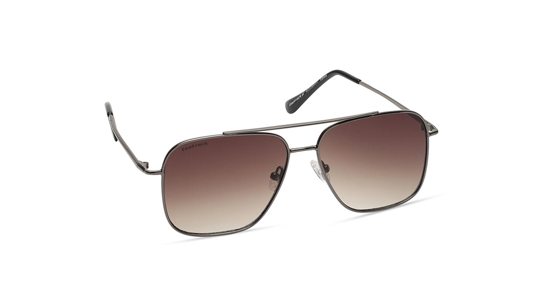 Brown Navigator Rimmed Sunglasses from Fastrack