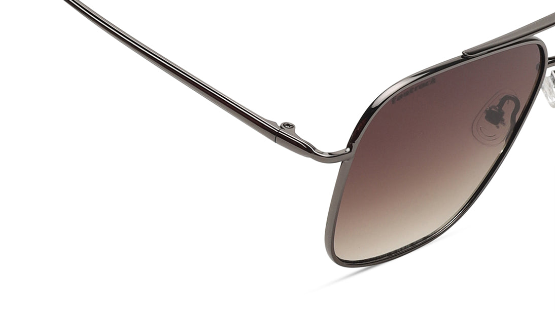 Brown Navigator Rimmed Sunglasses from Fastrack