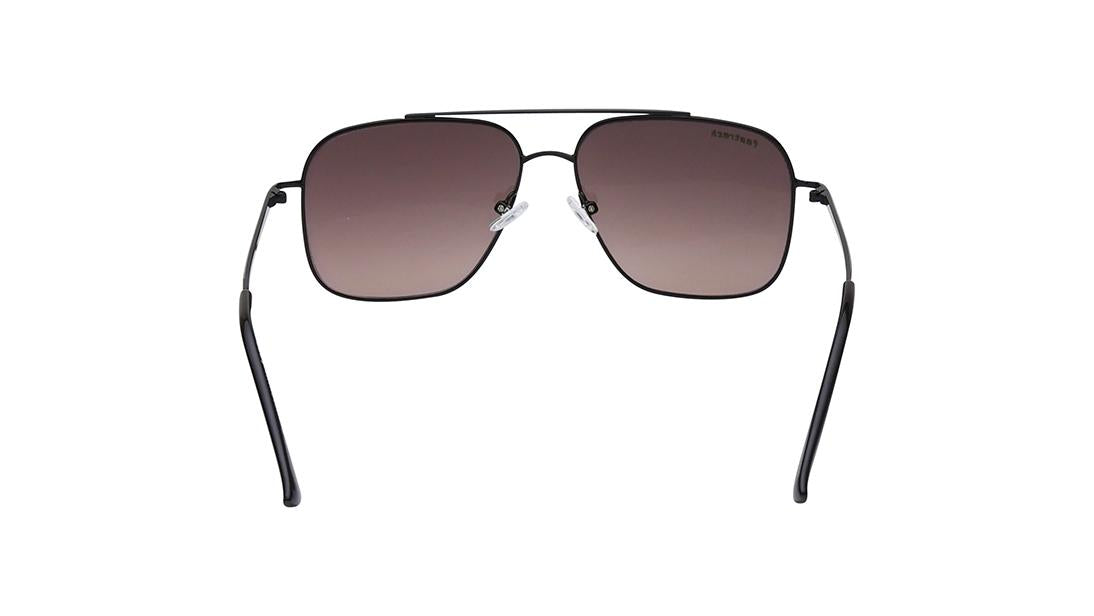 Black Navigator Rimmed Sunglasses From Fastrack-M253GY11V