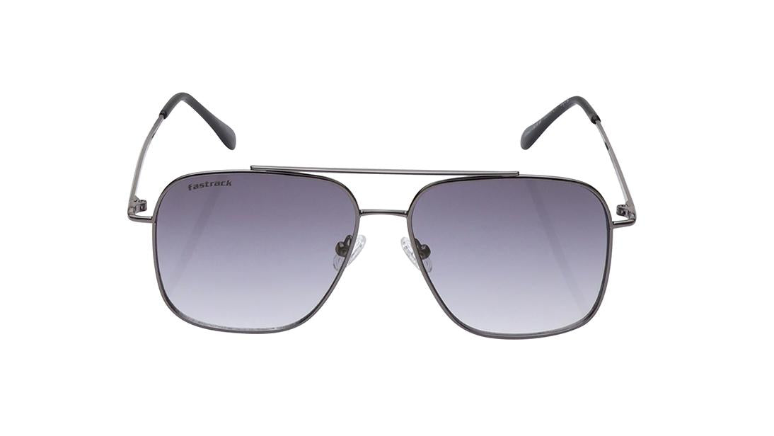 Grey Navigator Rimmed Sunglasses From Fastrack-M253PL9V