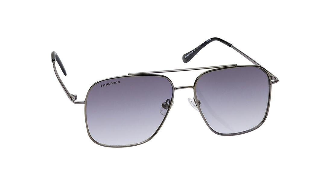 Grey Navigator Rimmed Sunglasses From Fastrack-M253PL9V