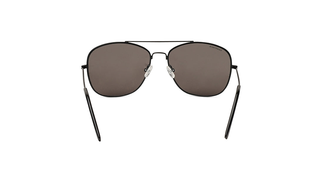 Black Navigator Rimmed Sunglasses (M254BK1V)