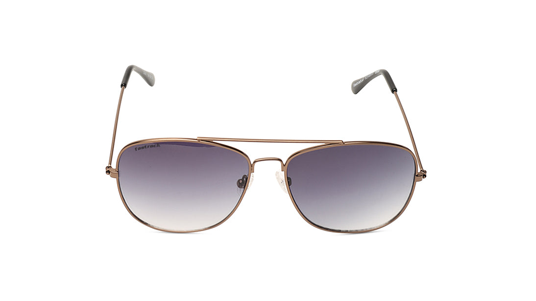 Smoke Gradient Navigator Rimmed Sunglasses (M254BK4V)