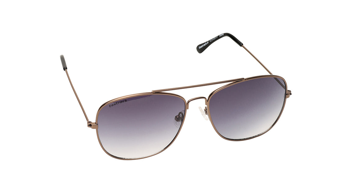 Smoke Gradient Navigator Rimmed Sunglasses (M254BK4V)