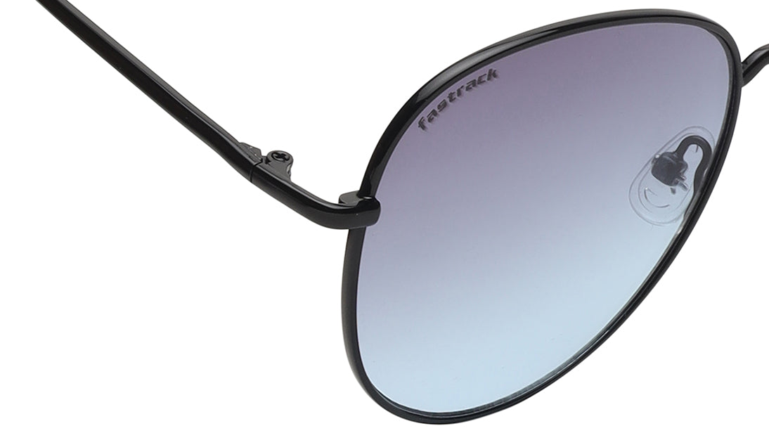 Blue Round Rimmed Sunglasses (M255BU3V)