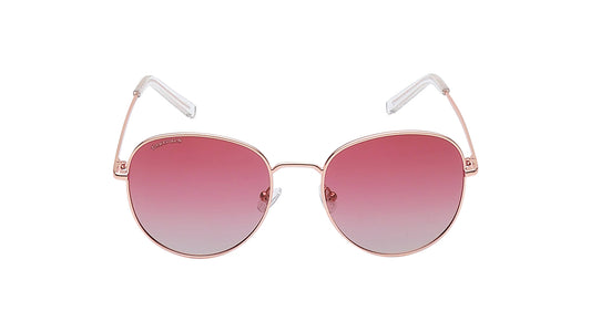Gold Round Rimmed Sunglasses From Fastrack(M255PK10P)