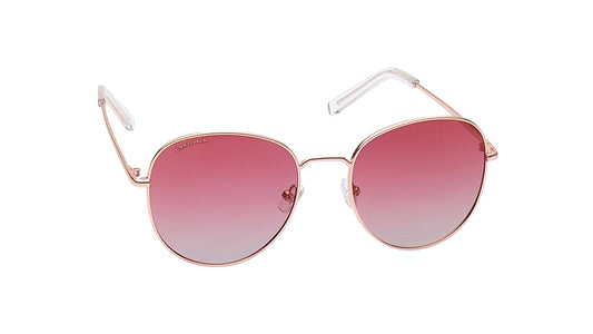 Gold Round Rimmed Sunglasses From Fastrack(M255PK10P)