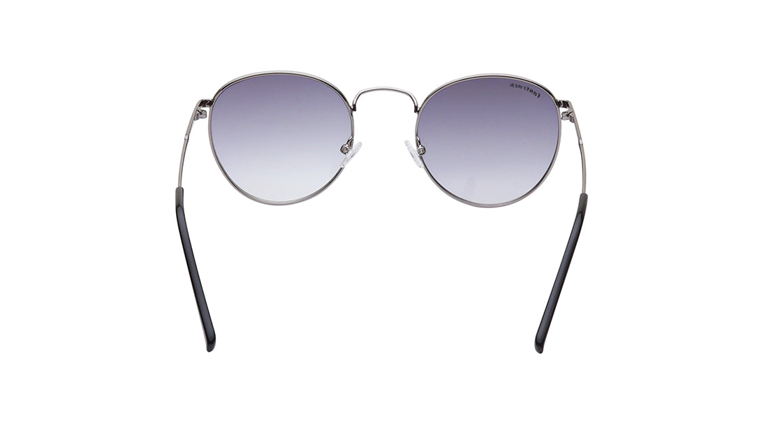 Shiny Light Gun Round Unisex Sunglasses