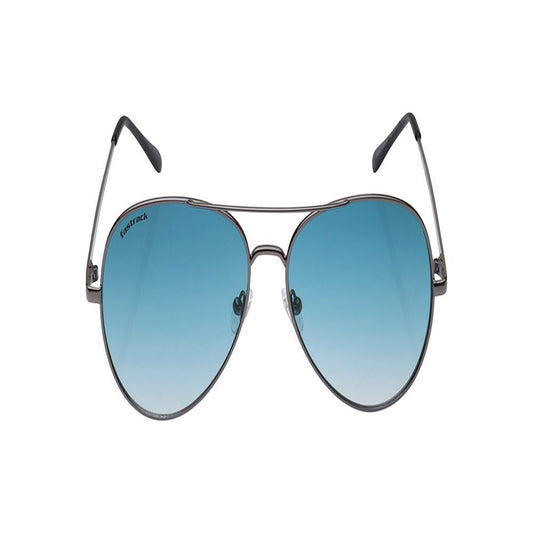 Blue Aviator Rimmed Sunglasses From Fastrack