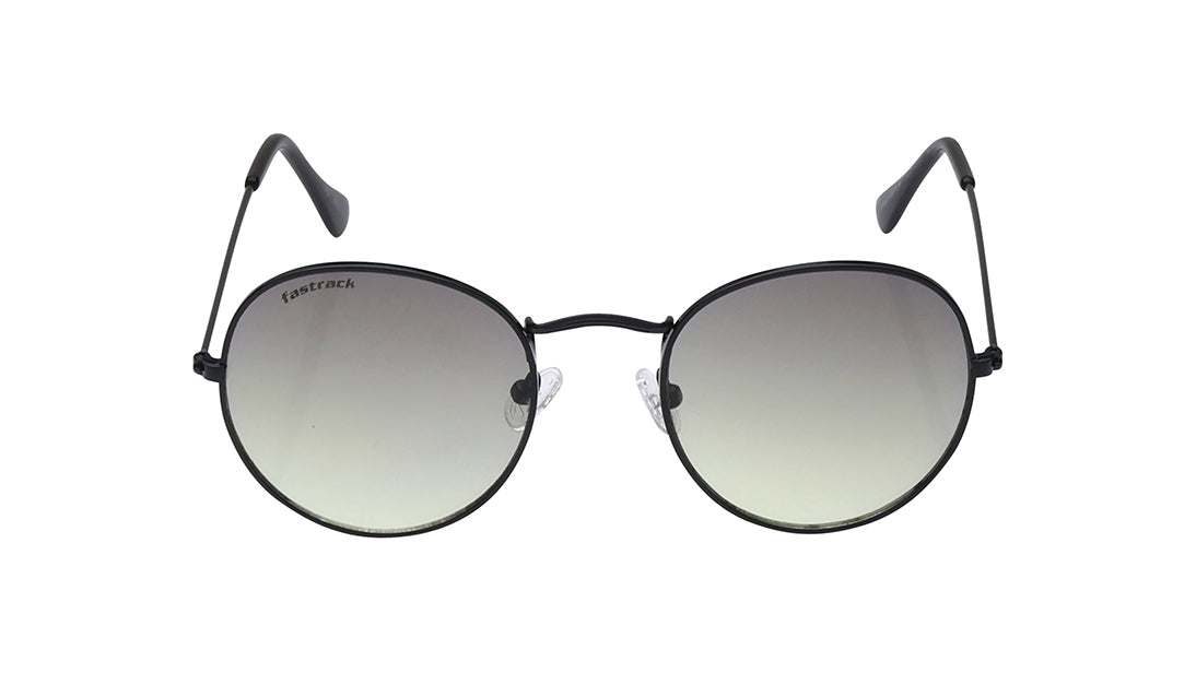 Black Round Rimmed Sunglasses From Fastrack(M259GR5)