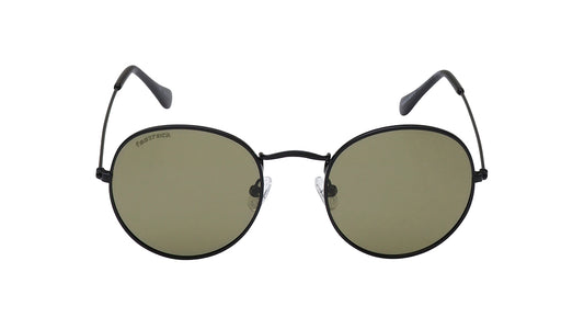 Black Round Rimmed Sunglasses From Fastrack(M259GR6P)