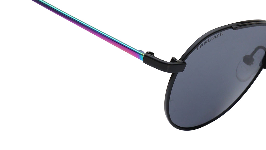 Black Square Rimmed Sunglasses(M260BK2V)