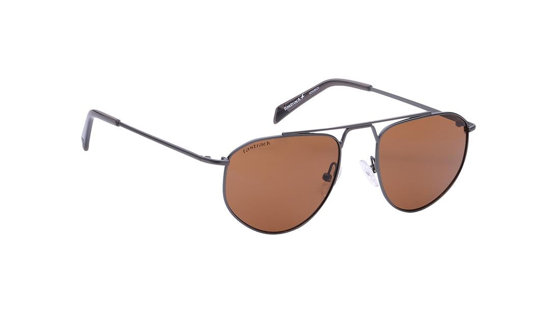 Smoke Gradient Navigator Rimmed Sunglasses(M262BK2V)