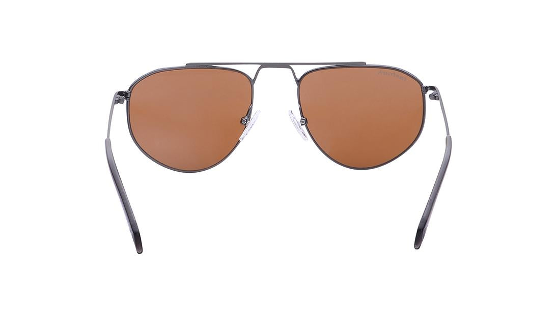 Smoke Gradient Navigator Rimmed Sunglasses(M262BK2V)