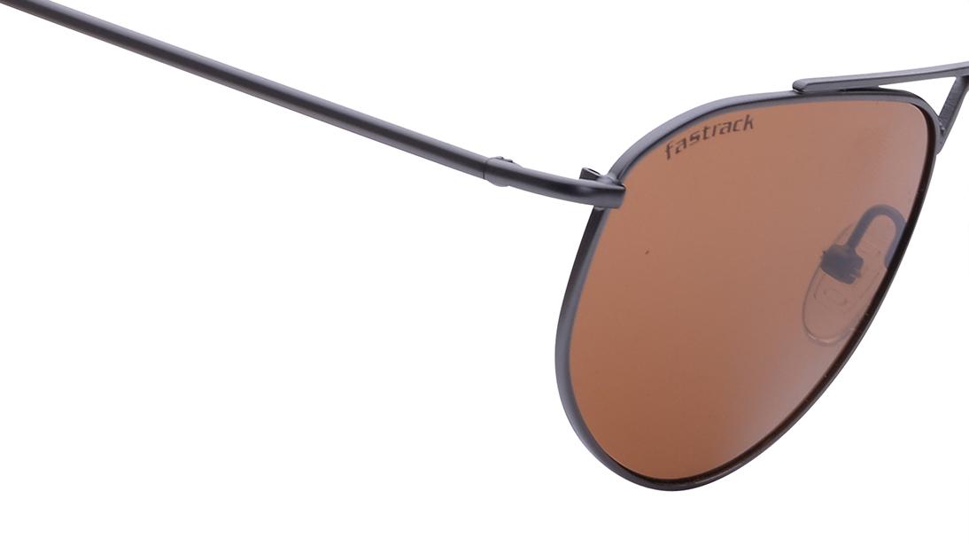 Smoke Gradient Navigator Rimmed Sunglasses(M262BK2V)