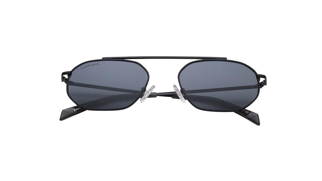 Black Square Rimmed Sunglasses(M263BK1V)