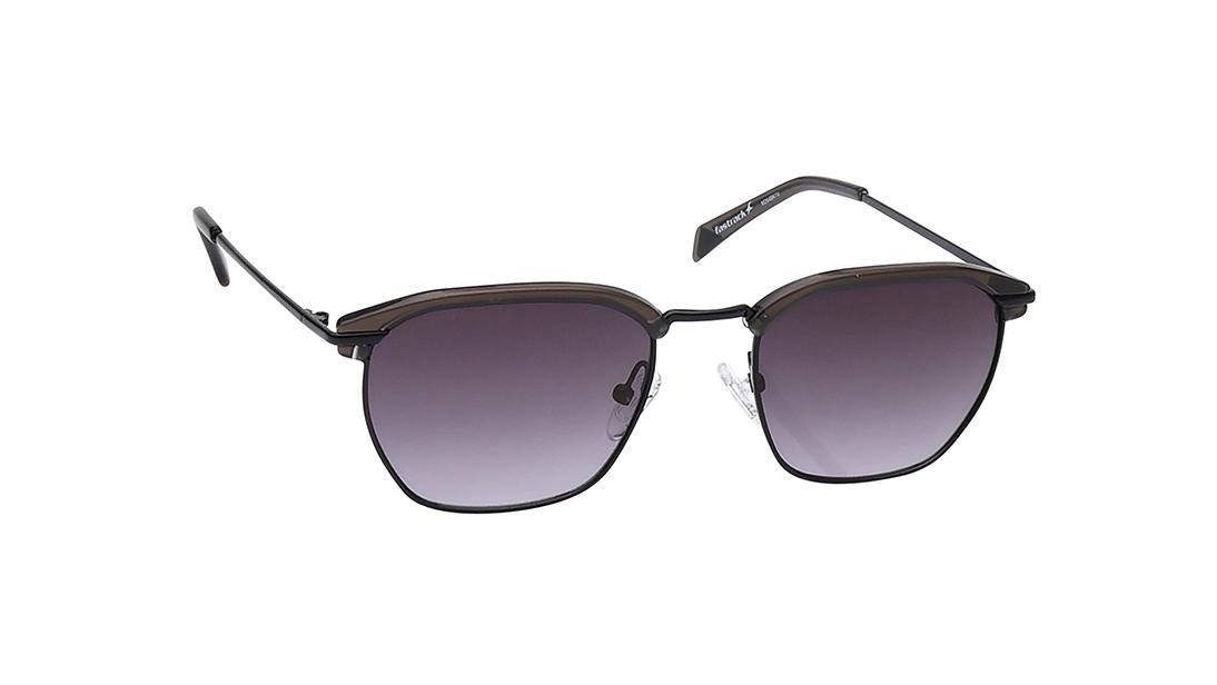 Black Square Rimmed Sunglasses(M264BK1V)