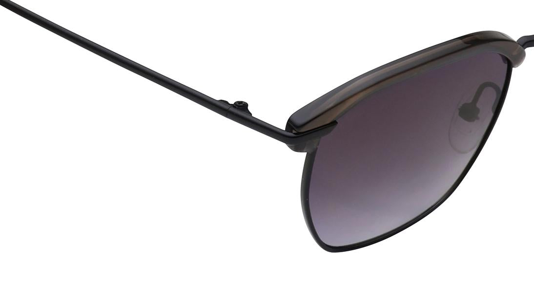 Black Square Rimmed Sunglasses(M264BK1V)