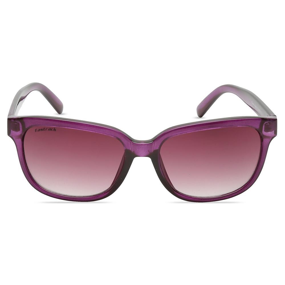 Purple Wayfarer Women Sunglasses (P286PR1F|50)