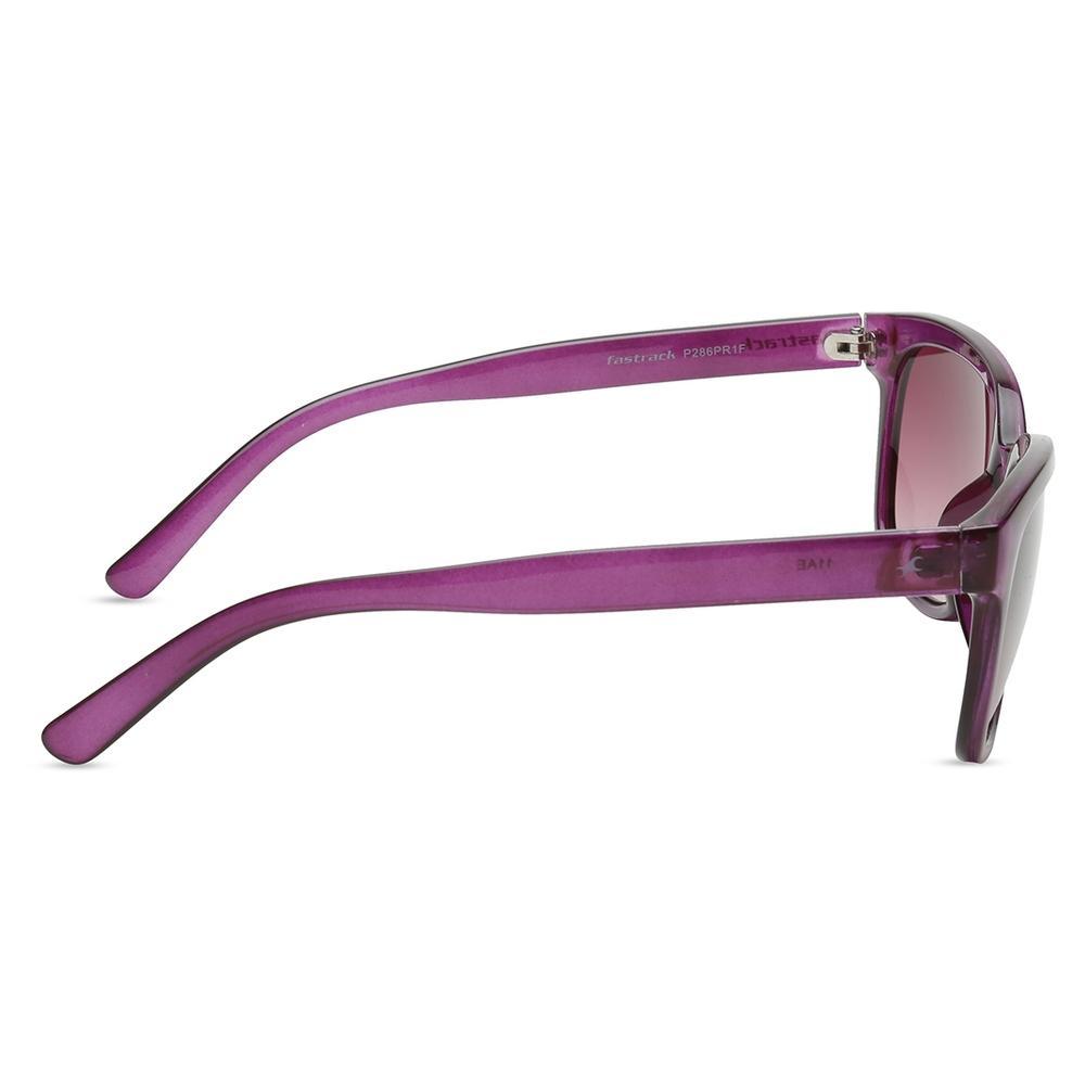 Purple Wayfarer Women Sunglasses (P286PR1F|50)