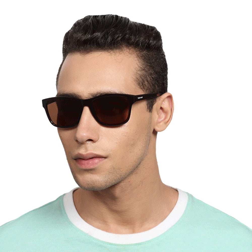 Black Wayfarer Men Sunglasses-P357BR3