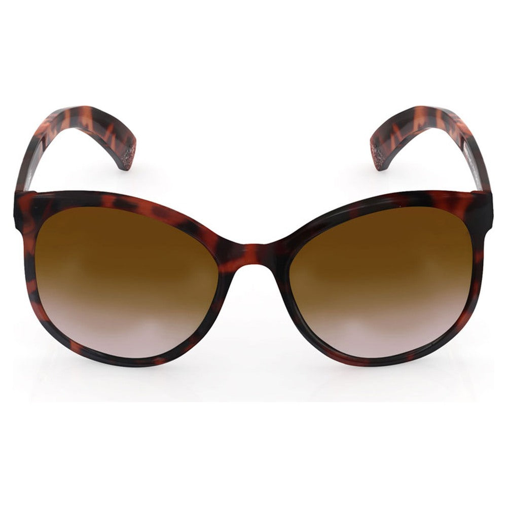 Brown Oval Women Sunglasses