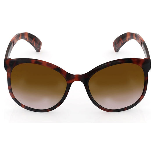 Brown Oval Women Sunglasses