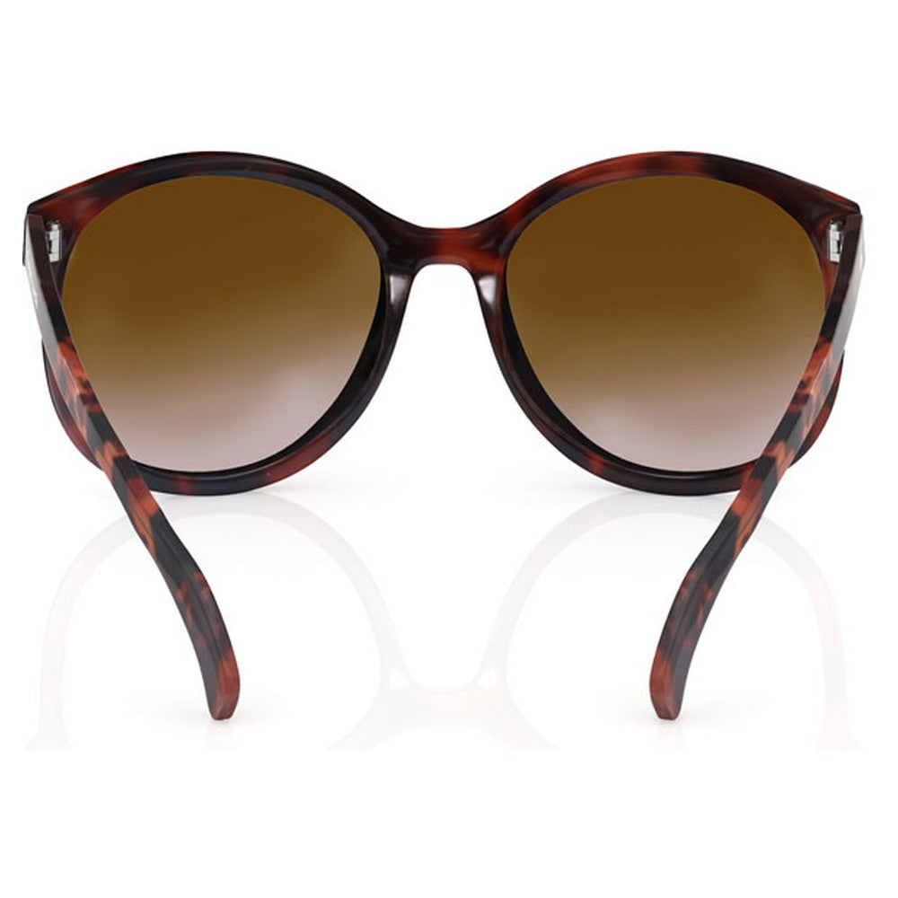 Brown Oval Women Sunglasses