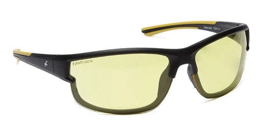 Black Sporty Men Sunglasses (P384YL3|68)