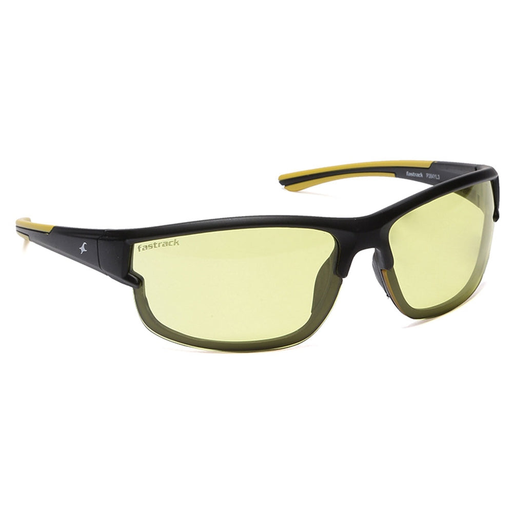 Black Sporty Men Sunglasses (P384YL3|68)