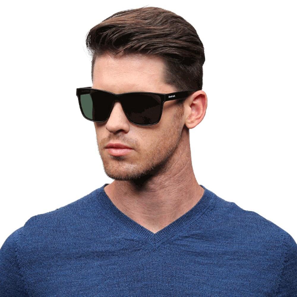 Black Wayfarer Men Sunglasses -P413GR1P