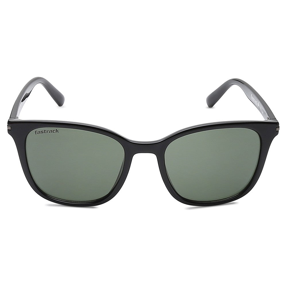 Black Square Men Sunglasses-P418GR1