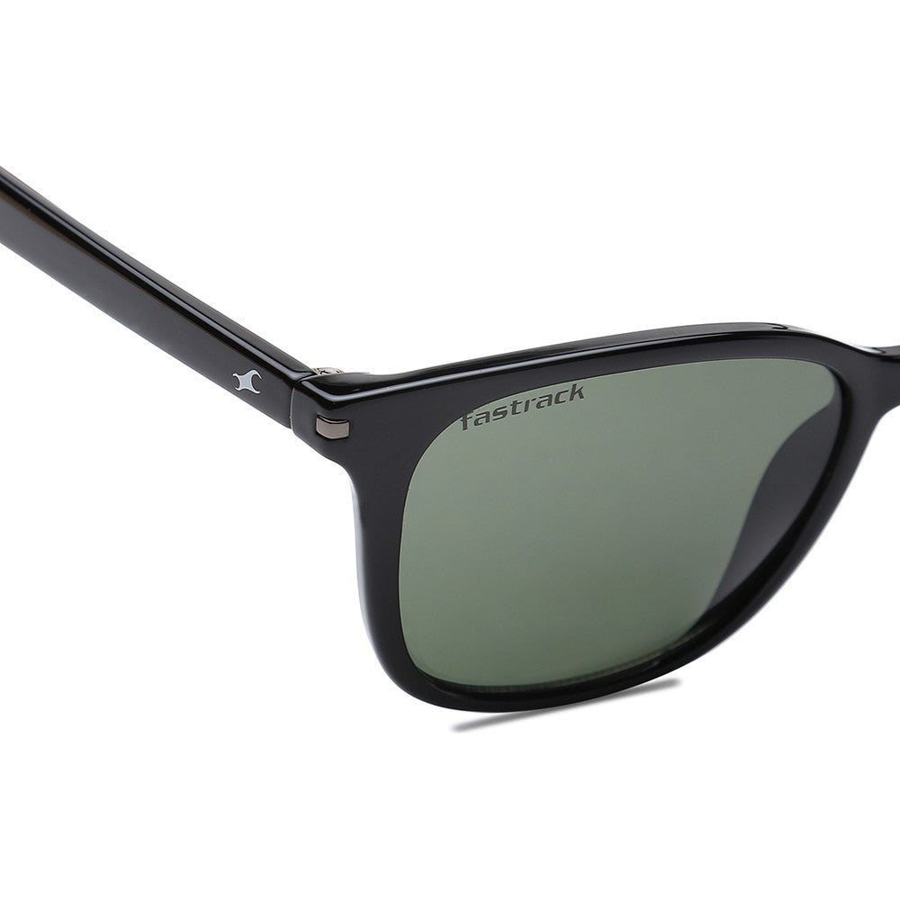 Black Square Men Sunglasses-P418GR1