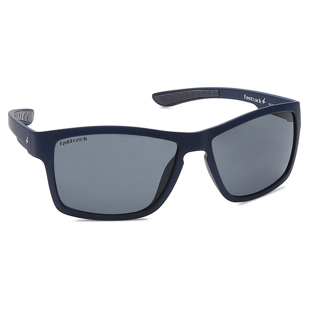 Blue Square Men Sunglasses (P420BK2|58)