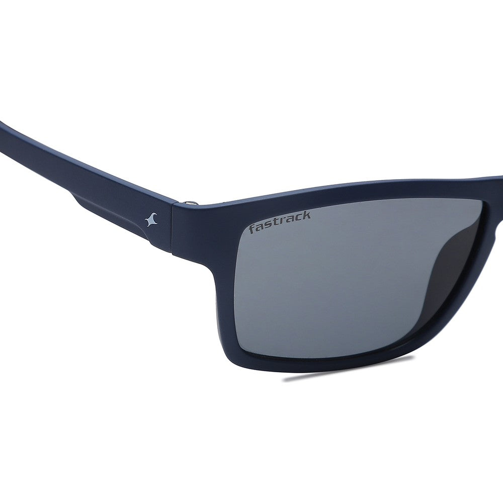 Blue Square Men Sunglasses (P420BK2|58)