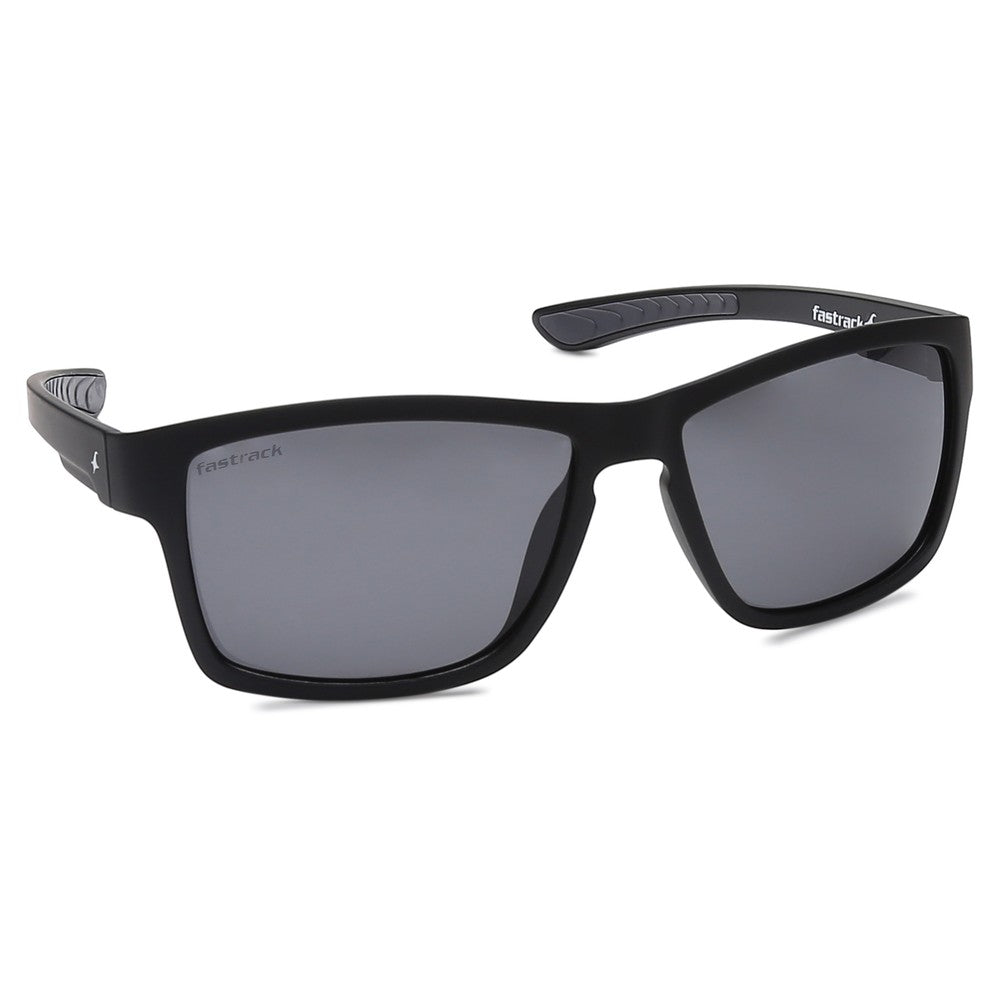 Black Square Men Sunglasses (P420BK3P|58)