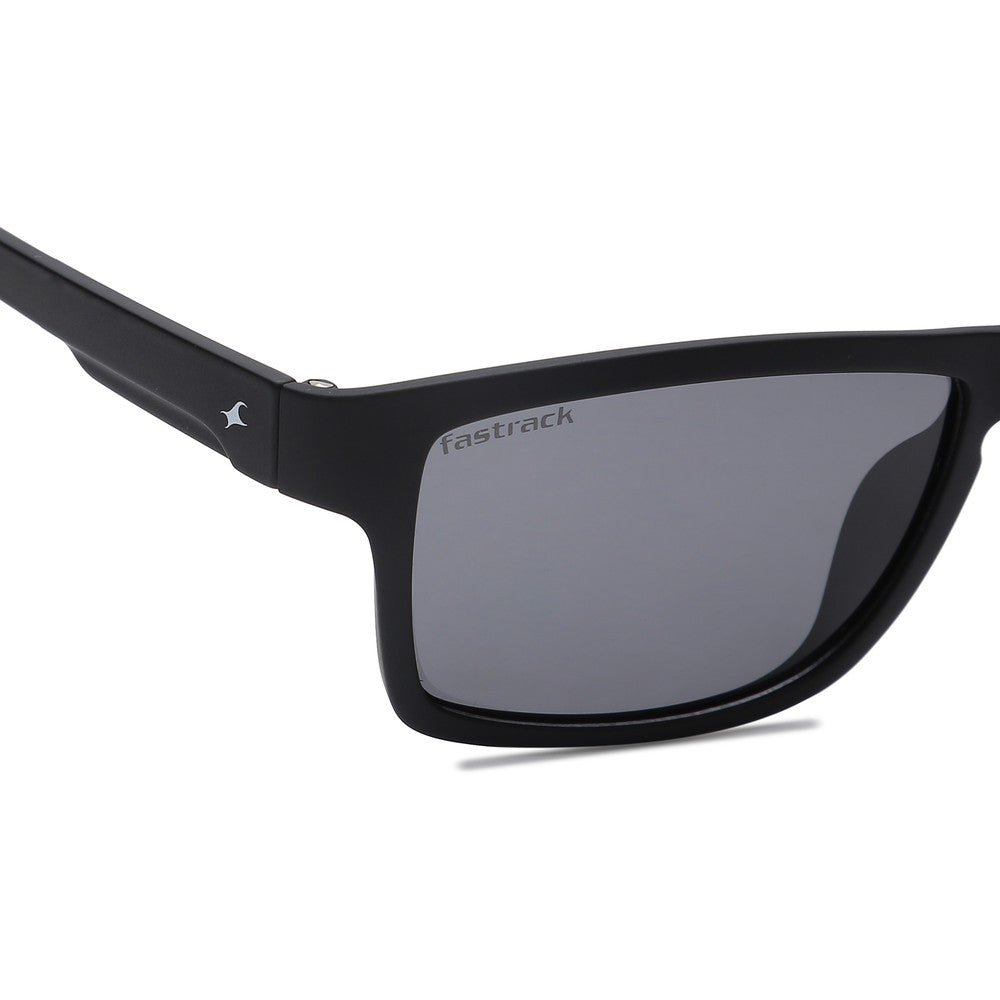 Black Square Men Sunglasses (P420BK3P|58)