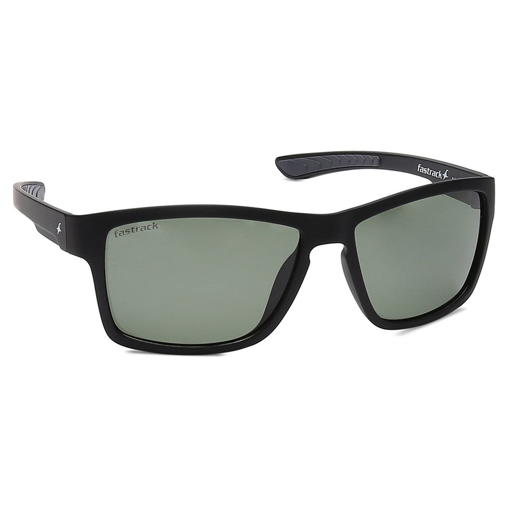 Black Square Men Sunglasses (P420GR4P|58)