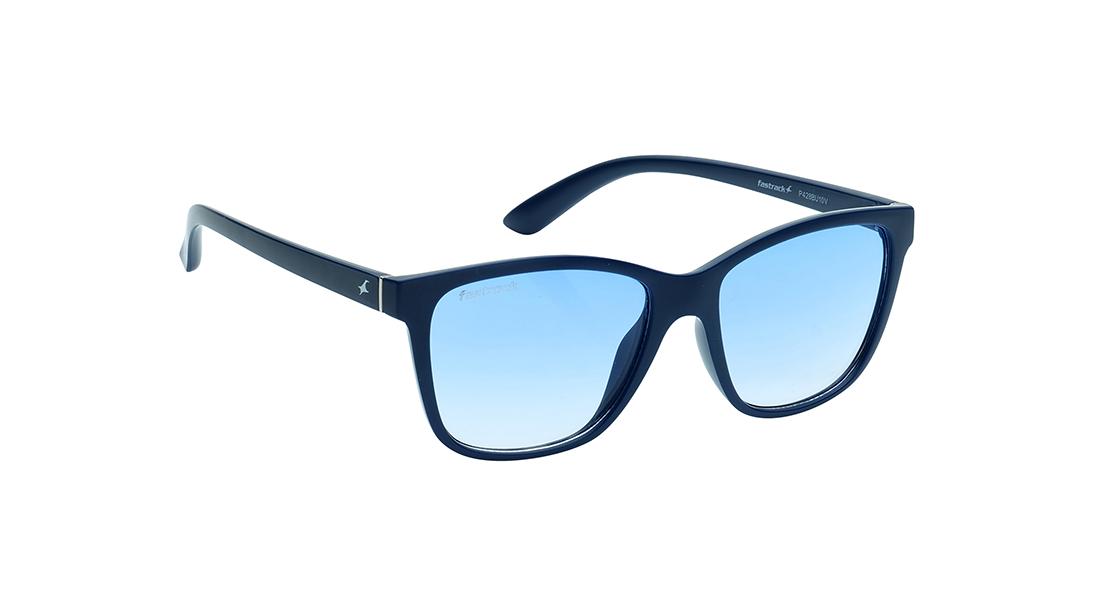 Blue Square Rimmed Sunglasses From Fastrack (P428BU10V)