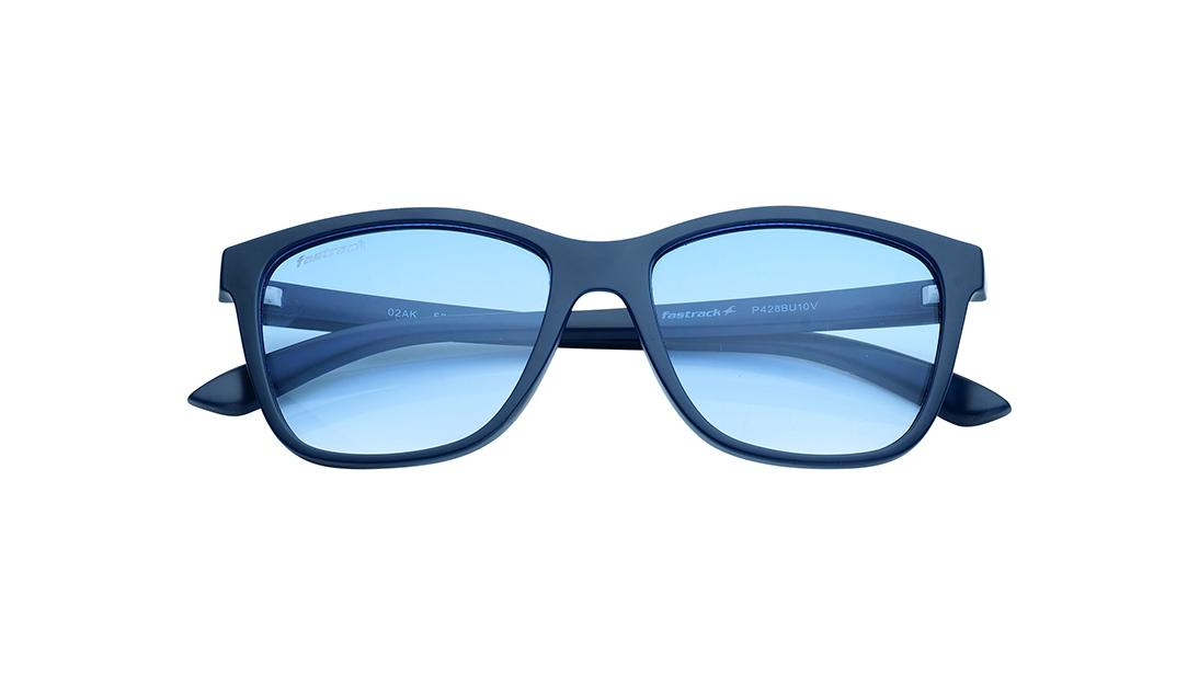 Blue Square Rimmed Sunglasses From Fastrack (P428BU10V)