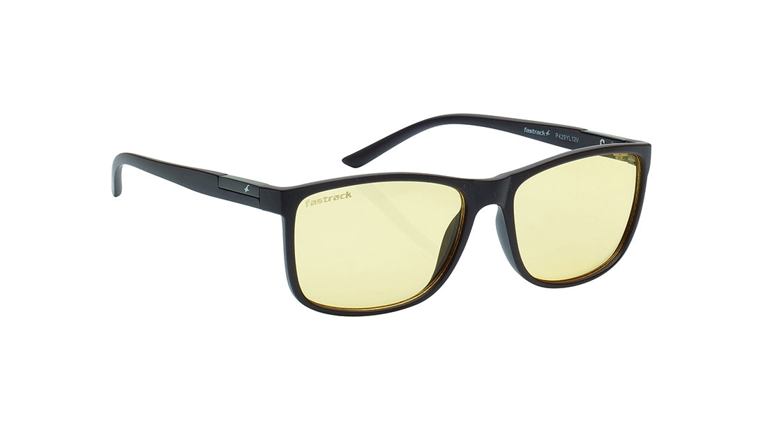 Yellow Square Rimmed Sunglasses From Fastrack (P429YL13V)