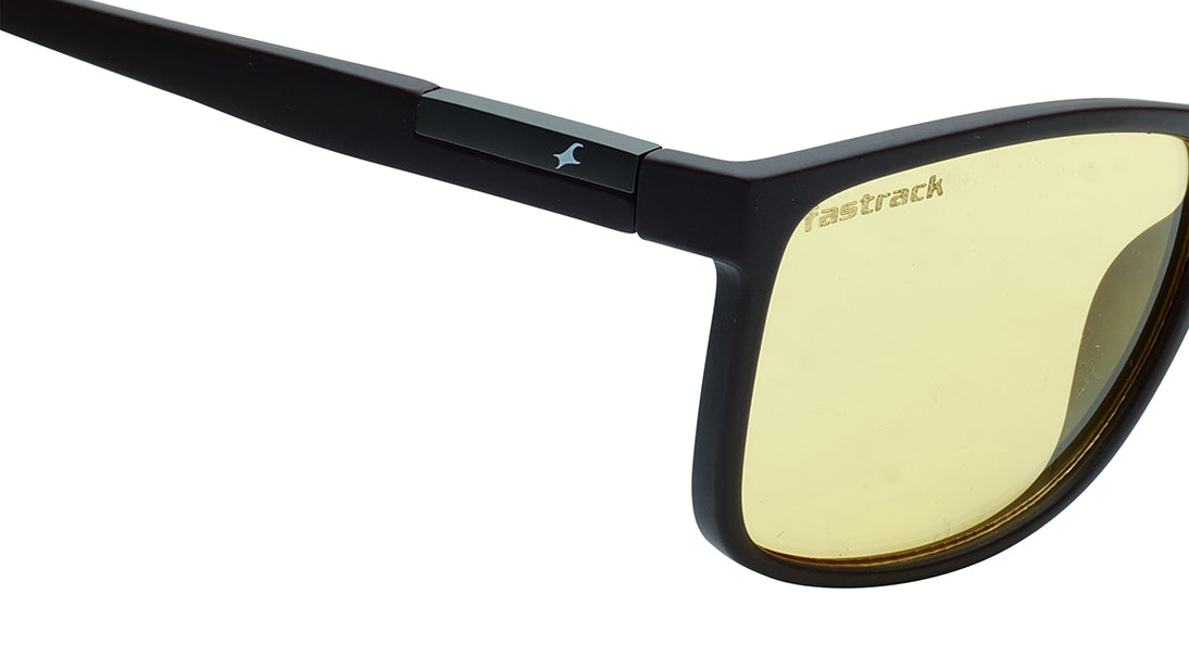 Yellow Square Rimmed Sunglasses From Fastrack (P429YL13V)