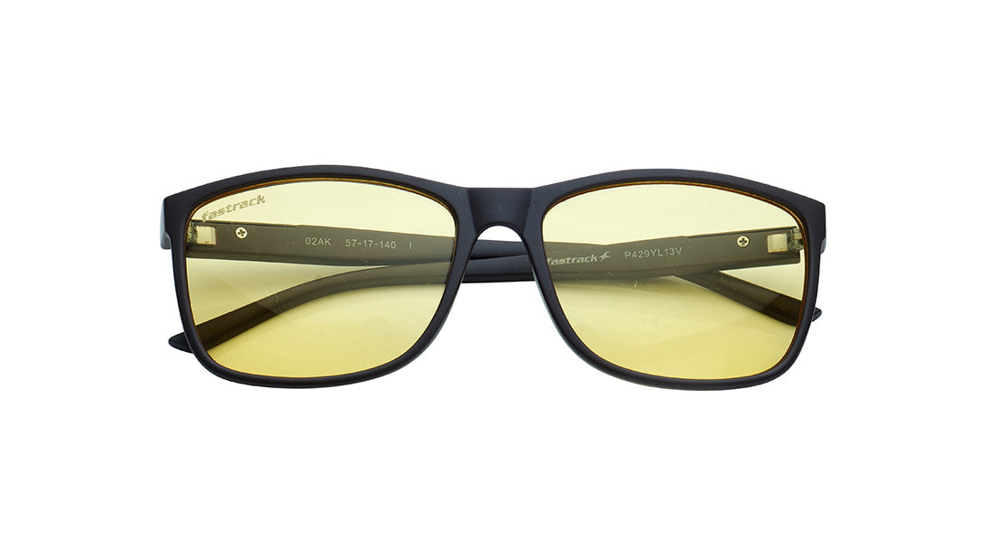 Yellow Square Rimmed Sunglasses From Fastrack (P429YL13V)