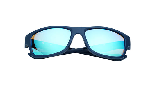 Brown and Blue Square Rimmed Sunglasses From Fastrack (P448BR8)