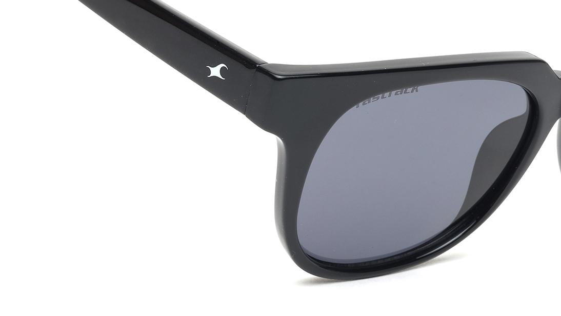 Black Round Rimmed Sunglasses (P467BK4V)